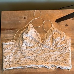 Zara Nude Lace Bralette